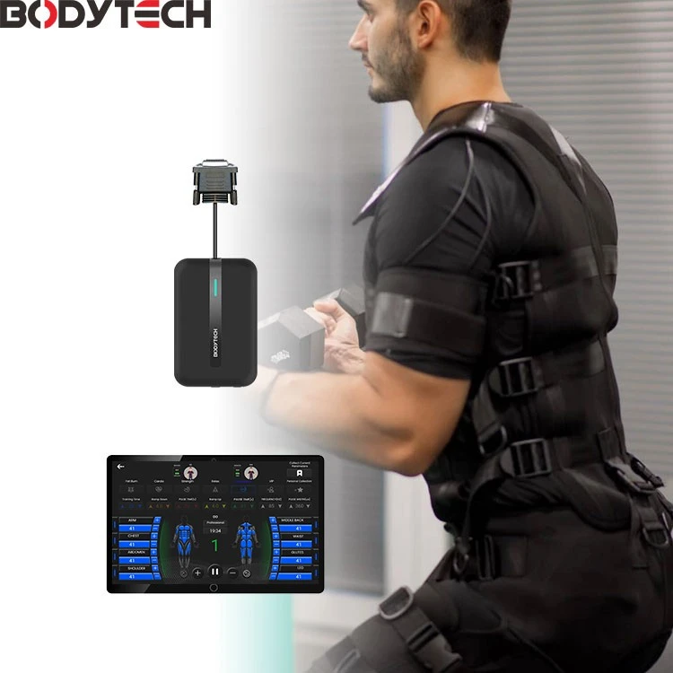 Elektrostimulyatsiya qoplamasi bilan gimnastika