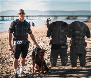 Sport zali Miha Bodytec uchun Ems o'quv kostyumidan foydalaning